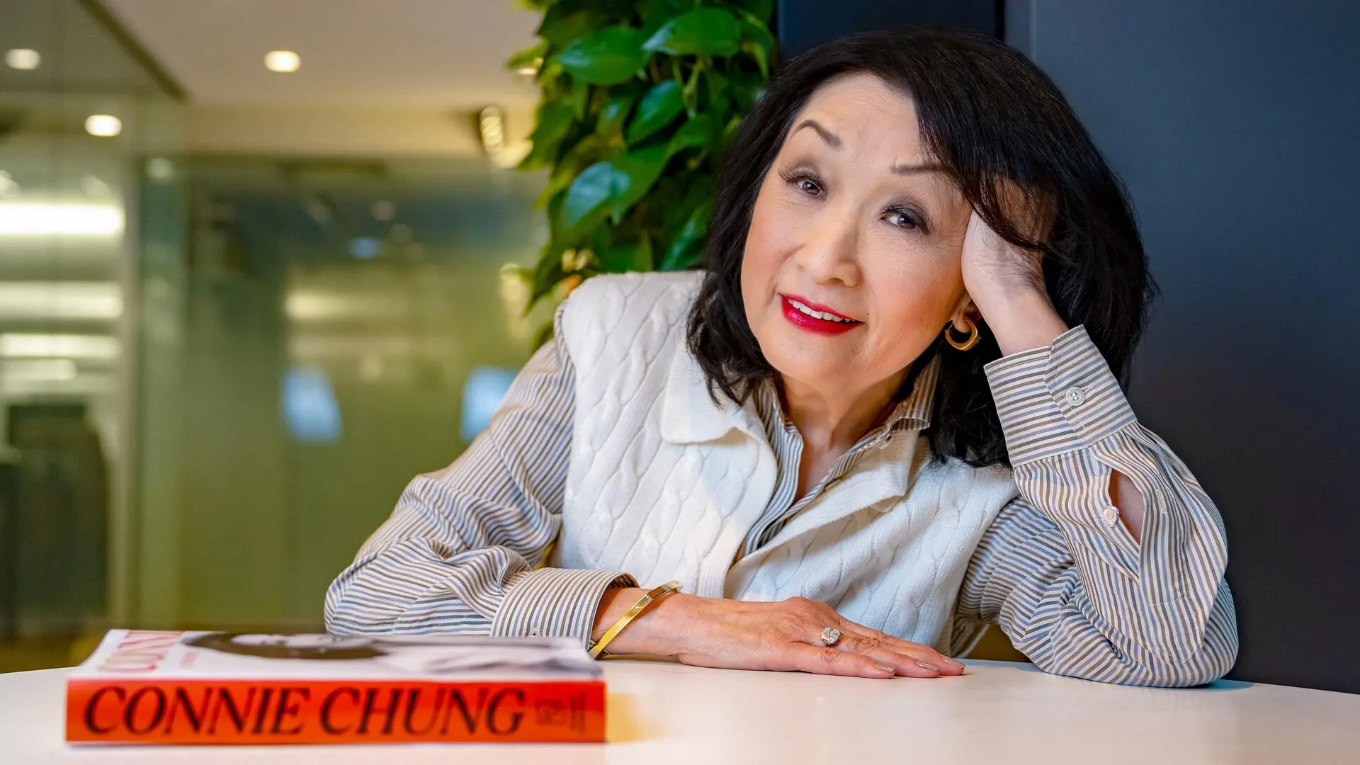 In a self-titled memoir out Sept. 17, Connie Chung '69 candidly reveals the struggles she faced as an Asian American woman in the television news industry. Photo by Stephanie S. Cordle.